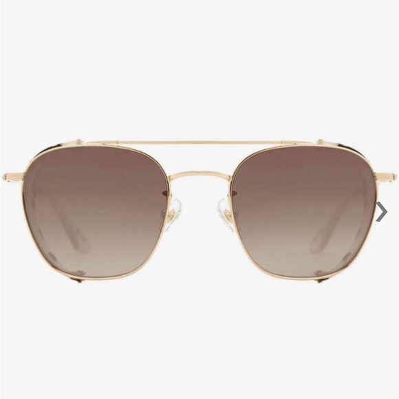 KREWE Accessories - NWOT KREWE Earhart Blinker Sunglasses in Matte Oyster Petal